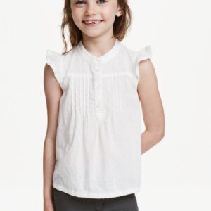 Short Puff Sleeve Blouse